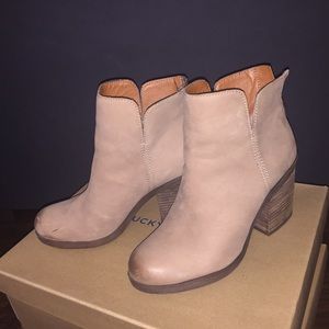 Lucky Brand Orsann Booties - Sesame - 7M